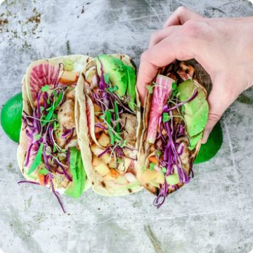 Grilled Jerk Fish Tacos With Tangy Peach Salsa